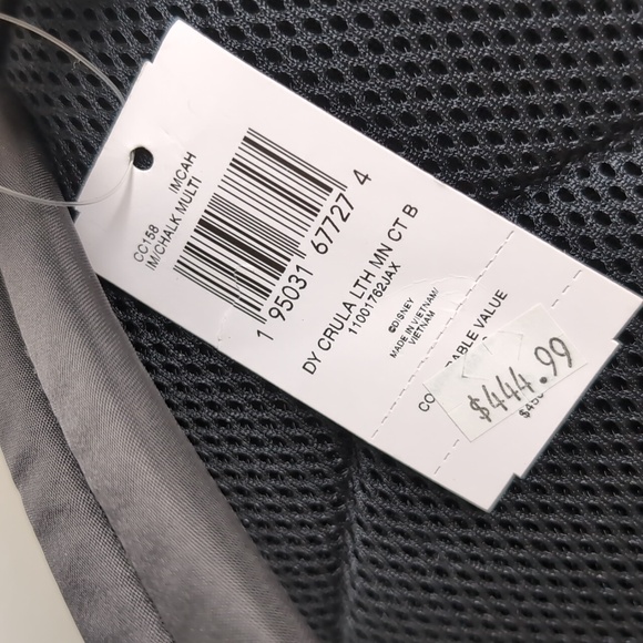 Coach CC158 Disney X Mini Court Backpack With Cruella Motif Gold/Chalk Multi - Picture 16 of 16